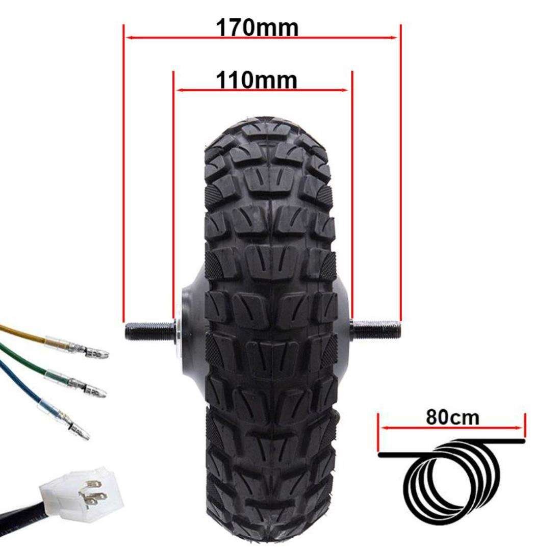 Motor de roată față 48V 800W, SmartGyro, Urbanglide