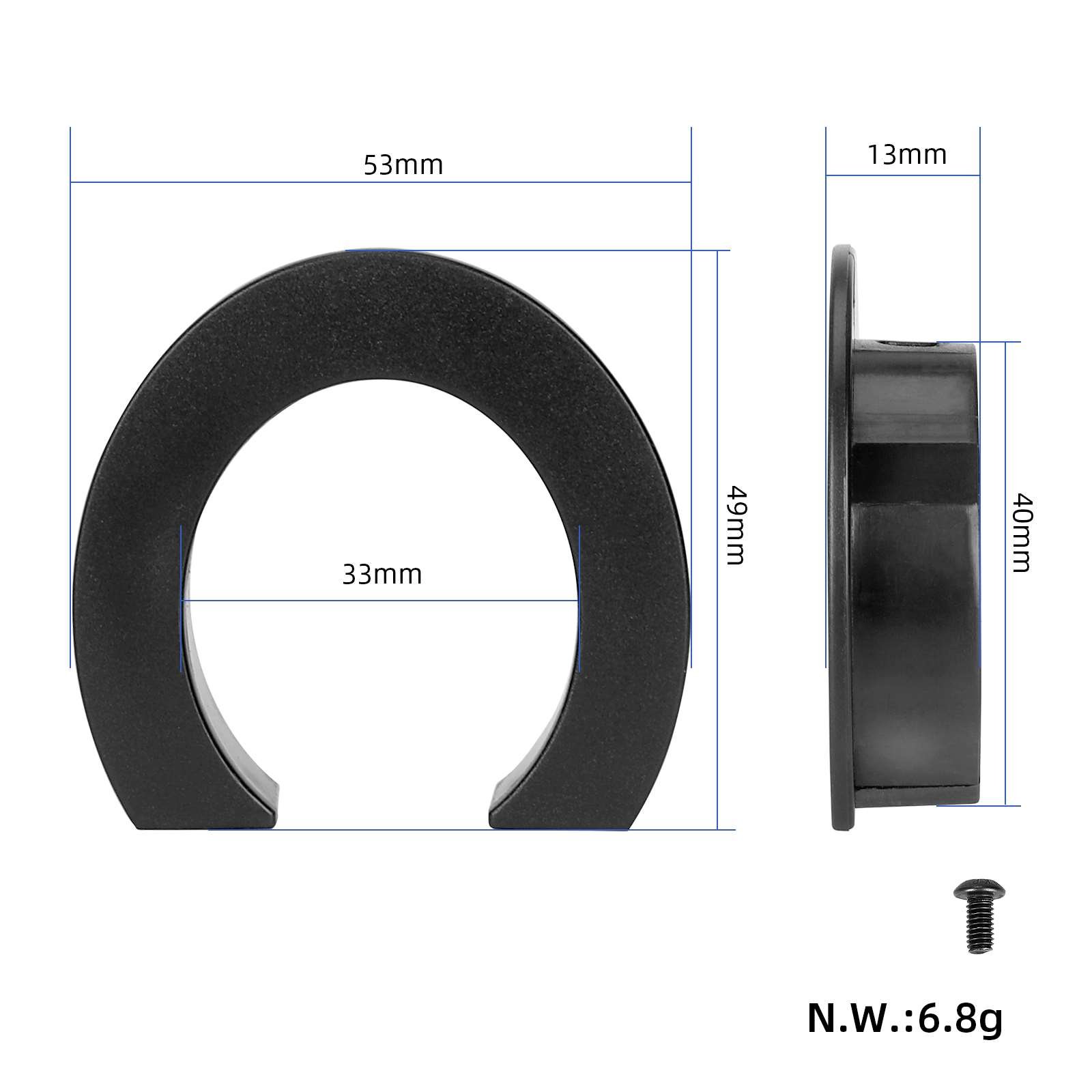 Inel de blocare rotund pentru Xiaomi M365 Pro, Pro2, 1S