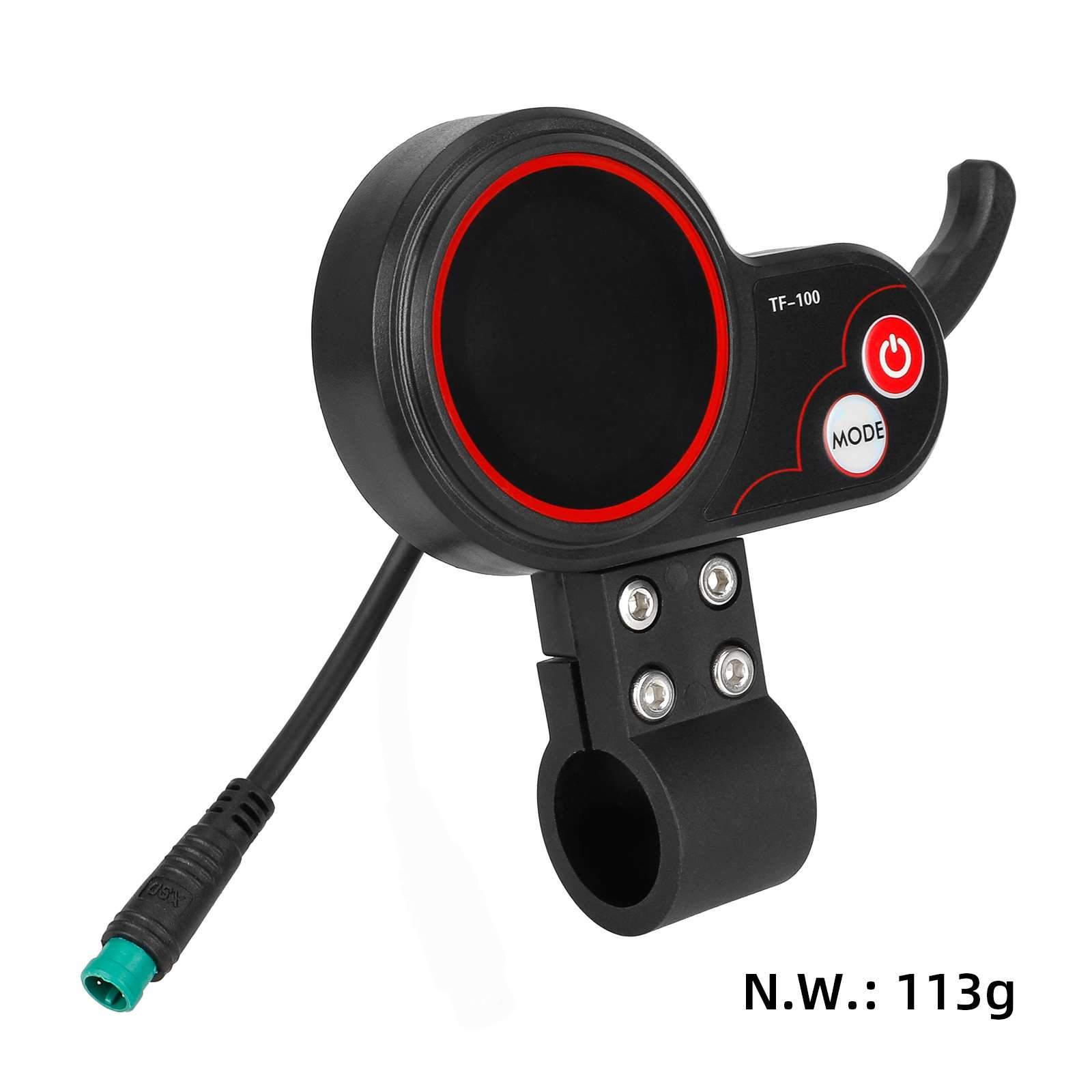 Comutator de afișaj 36-48V cu 5 pini, negru, pentru trotinetă electrică KUGOO M4