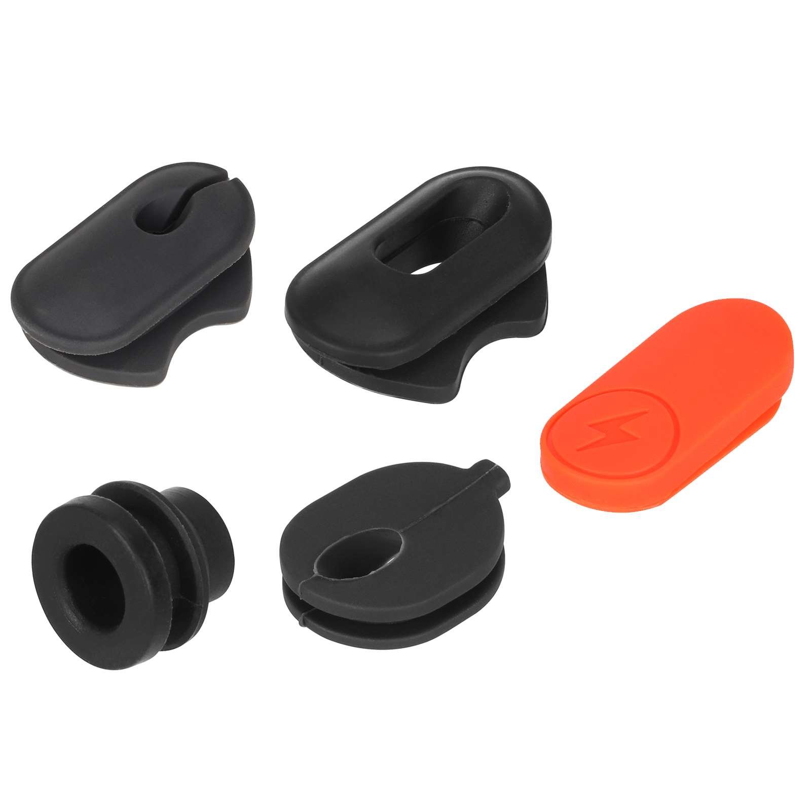 Set huse din silicon cu capac impermeabil pentru portul de încărcare, negru, pentru Xiaomi