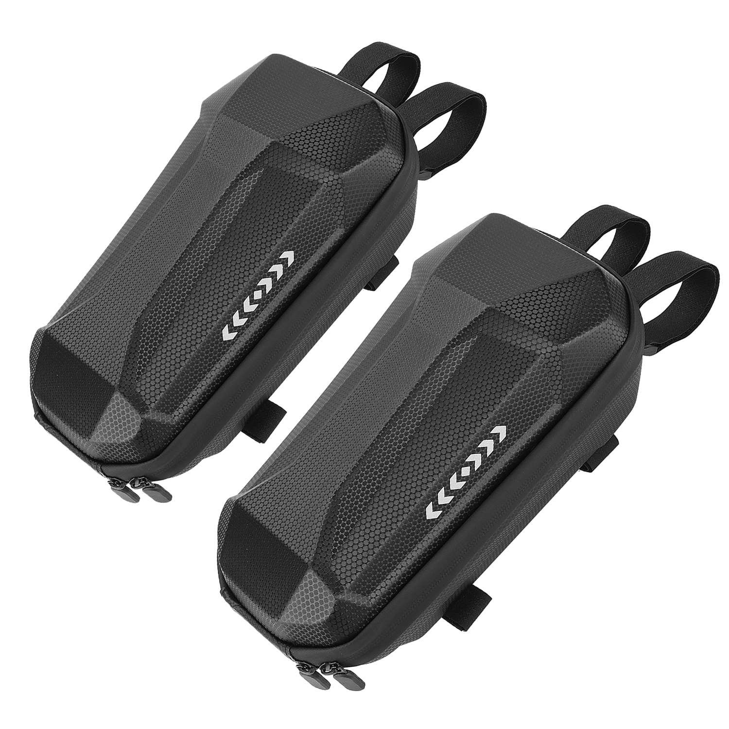 Geantă frontală 3L+2L din PU+EVA, neagră, set de 2 bucăți, pentru Xiaomi Mijia M365
