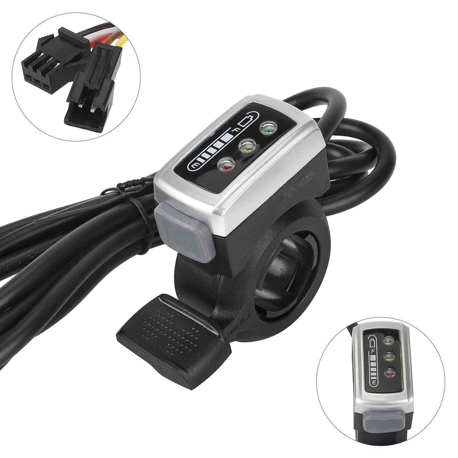 Manetă de accelerație cu afișaj 106DX, 36V, Wuxing
