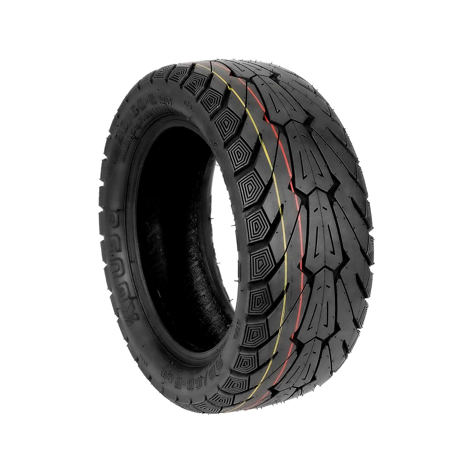 Anvelopă tubeless 90/60-6, lărgită, antiderapantă și rezistentă la uzură, Kgusa