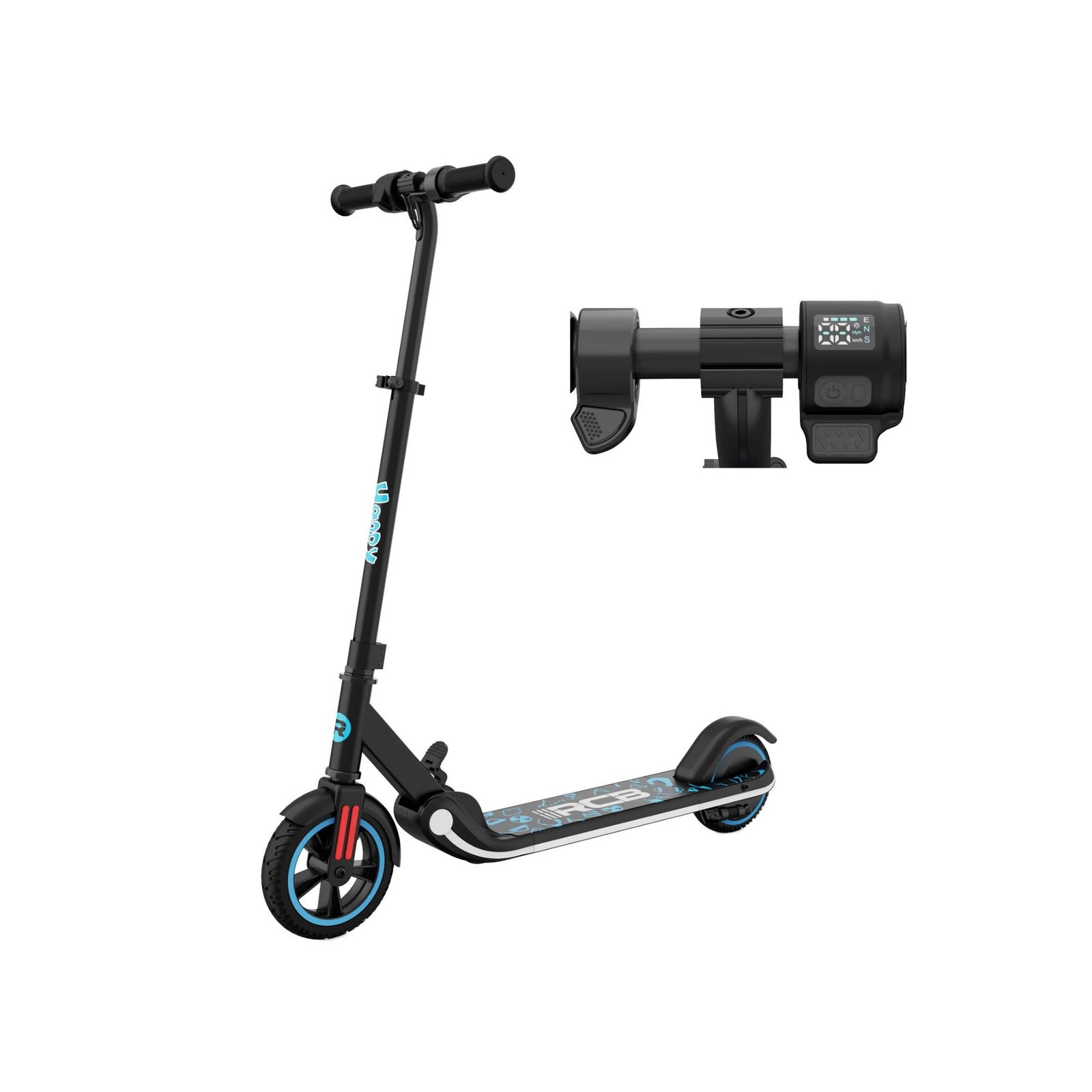 RCB R11, Trotinetă electrică pentru Copii, 16km/h, 150W, 8km autonomie - imagine 3