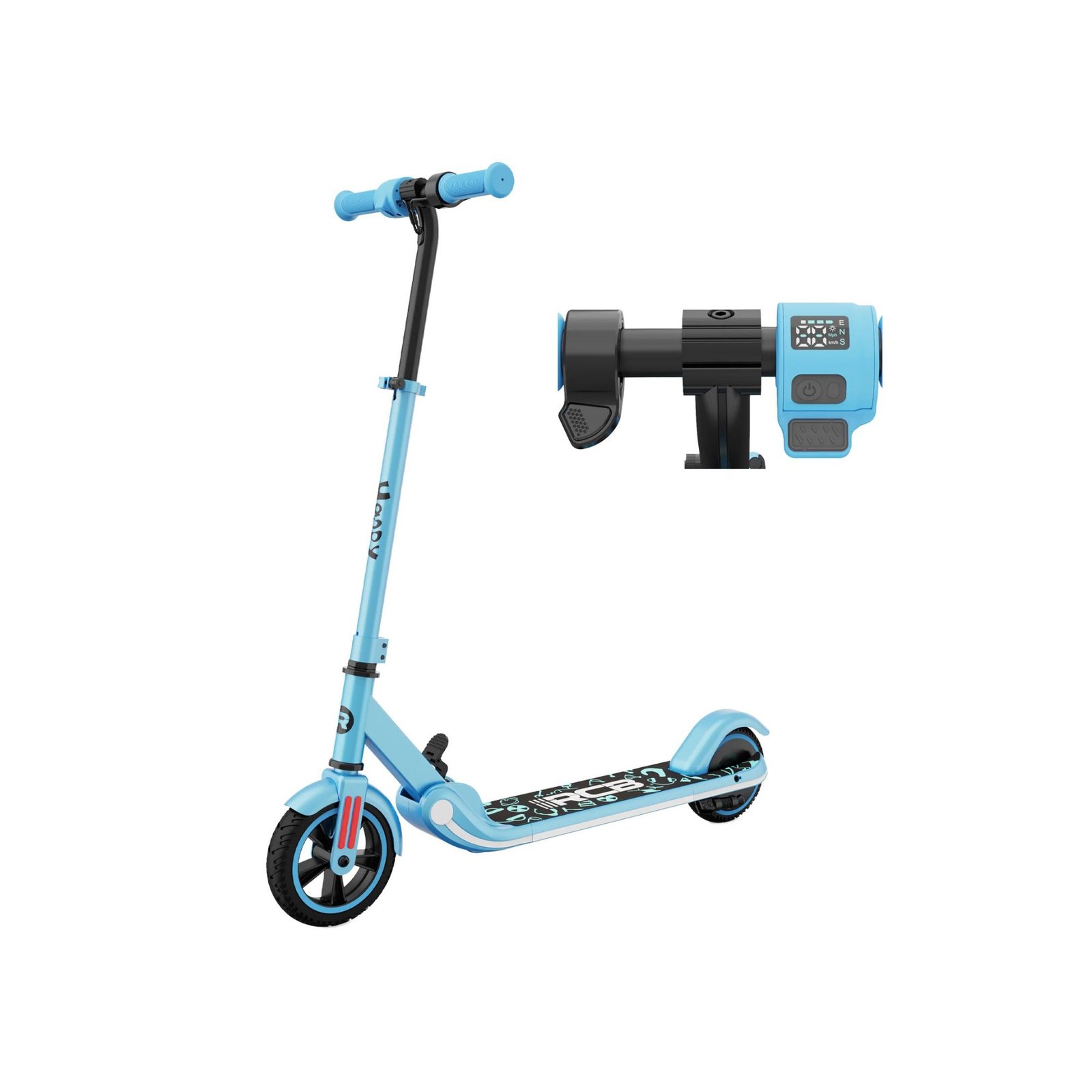 RCB R11, Trotinetă electrică pentru Copii, 16km/h, 150W, 8km autonomie - imagine 4