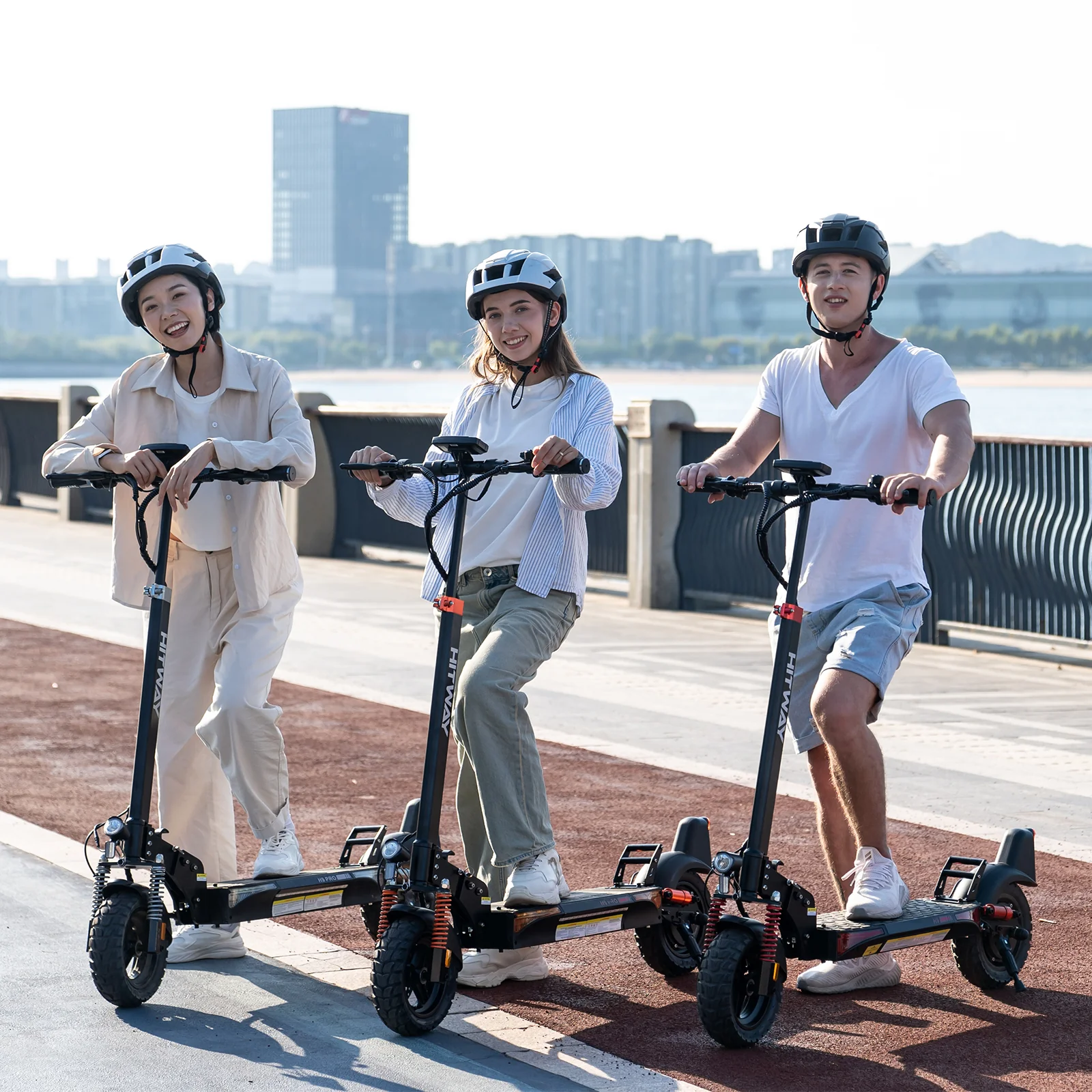 Hitway H9, Trotinetă electrică pliabilă, 500W, 48V 15.6Ah, 749Wh, 70km autonomie - imagine 2