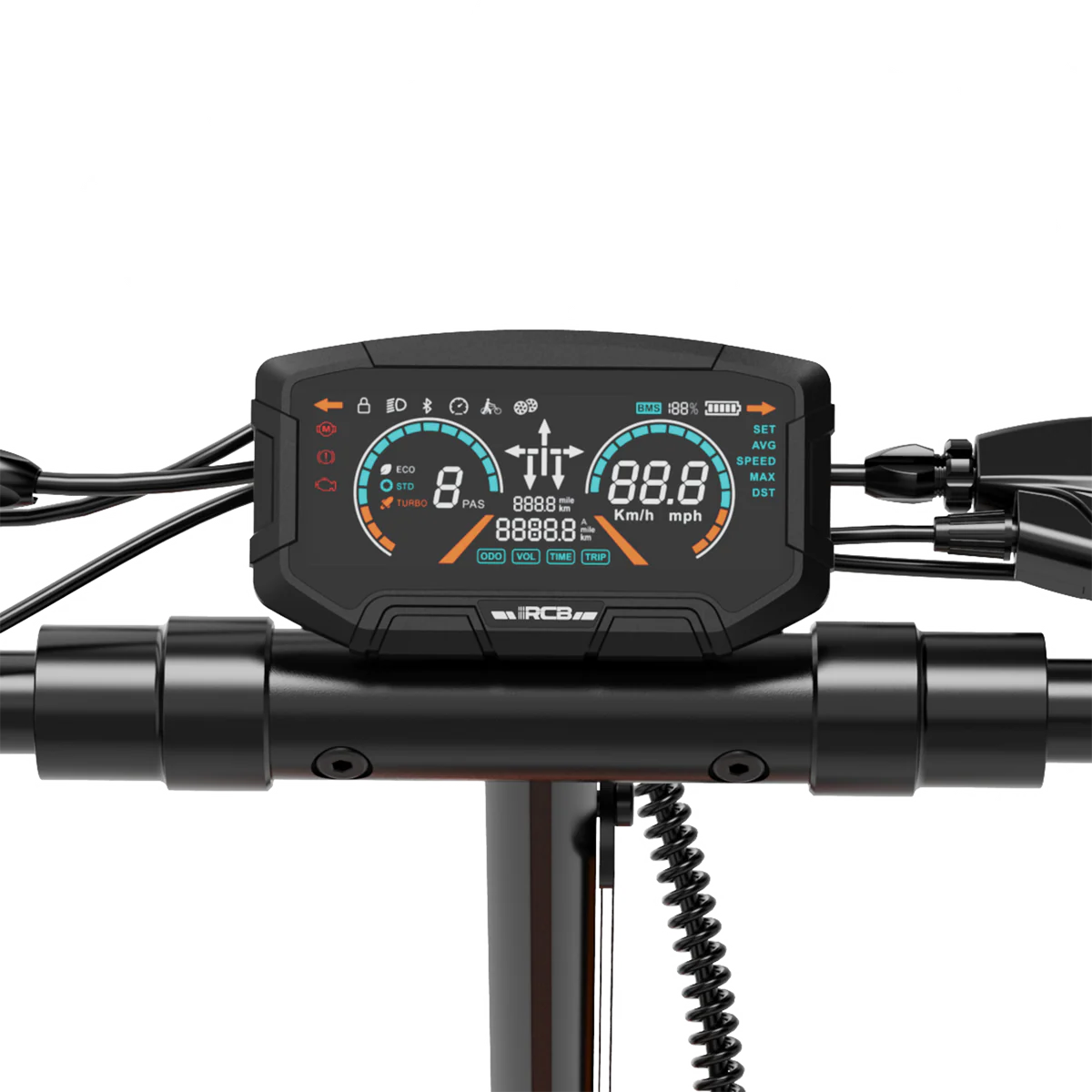 RCB D7 ABE, Trotinetă electrică, 500W, 48V 20.8Ah, 998Wh, 100km autonomie - imagine 2