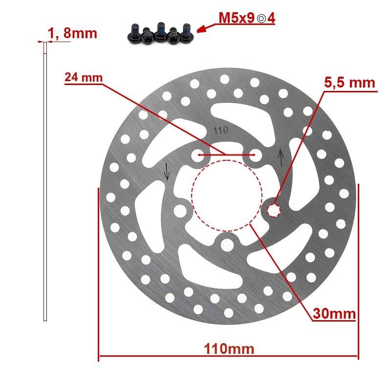 DV5-2 110 mm 5h Argintiu DV5-2 110 mm pentru XIAOMI Essential și 1s model nou