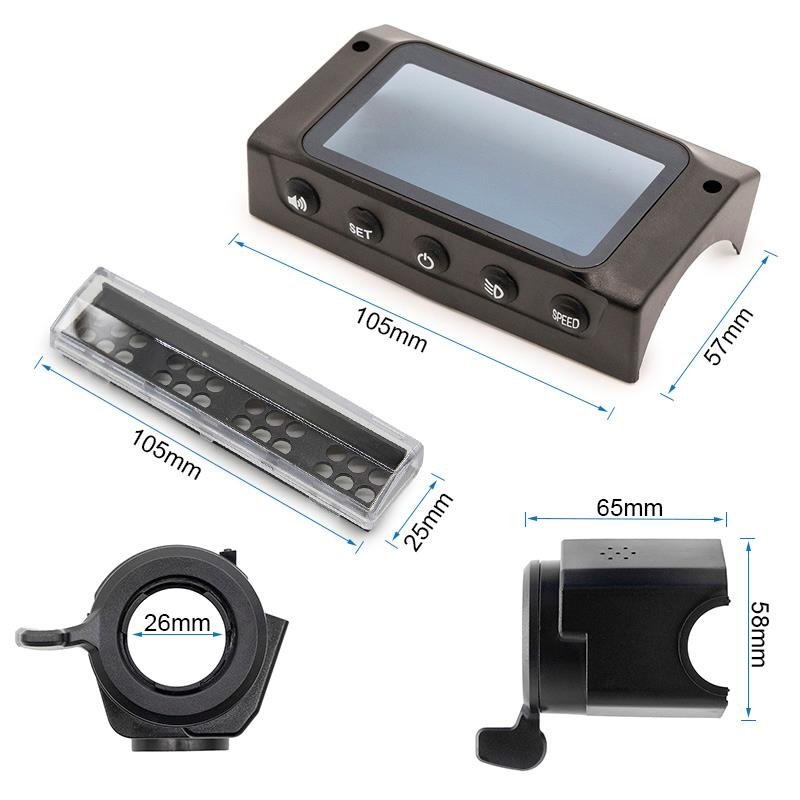Protector display cu un accelerator și frână pentru KUGOO