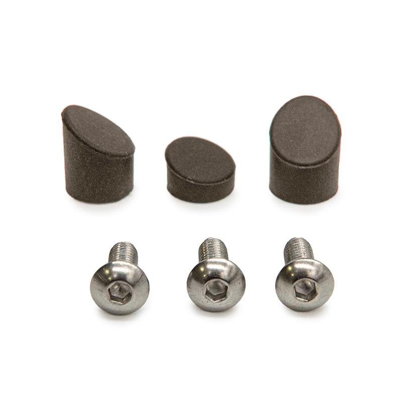 Capac negru pentru apărătoarea de noroi spate GX2.0 Xiaomi - 5 buc
