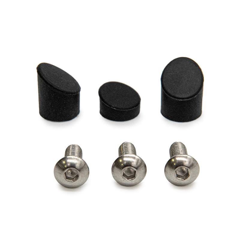 Capac negru pentru apărătoarea de noroi spate GX1.0 Xiaomi - 5 buc