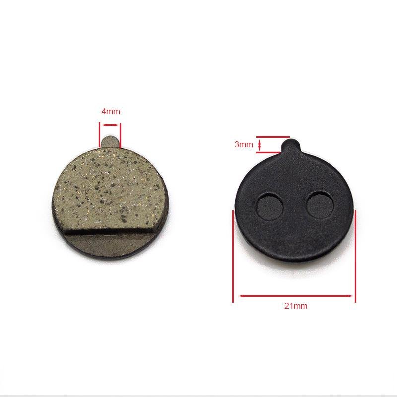 Plăcuțe de frână CT005-R din rășină rotunde cu pin - 20 buc