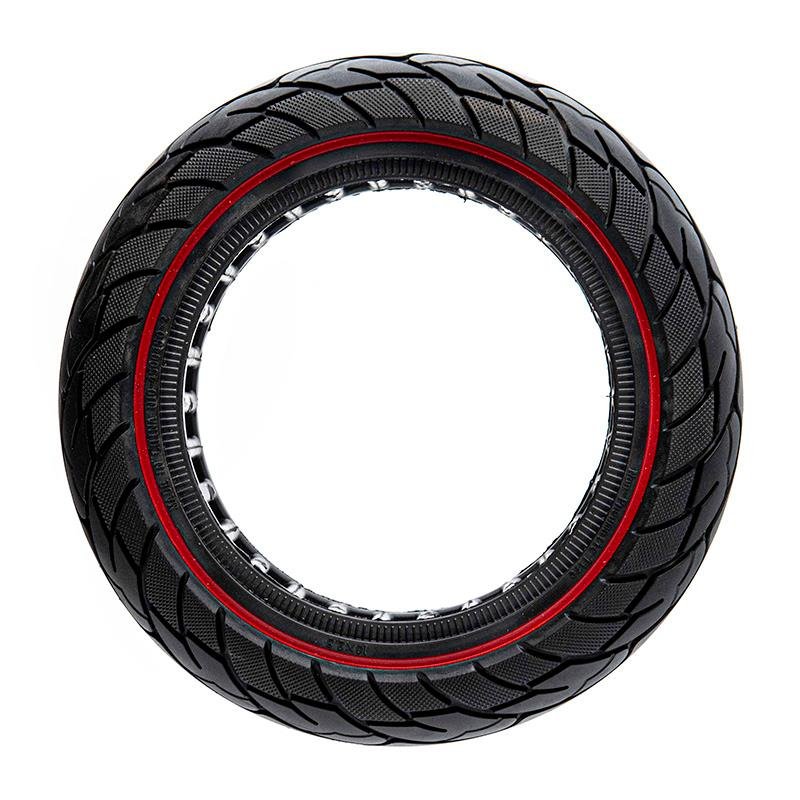 Anvelopă solidă ultra-ușoară 10x2.5-6.1/B44 linie roșie [Nedong]