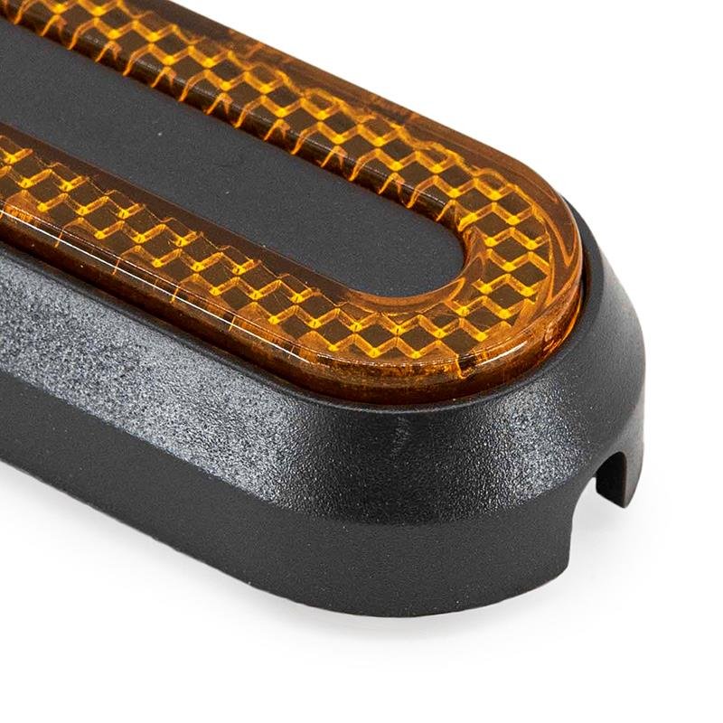 Reflector negru cu far galben pentru XIAOMI