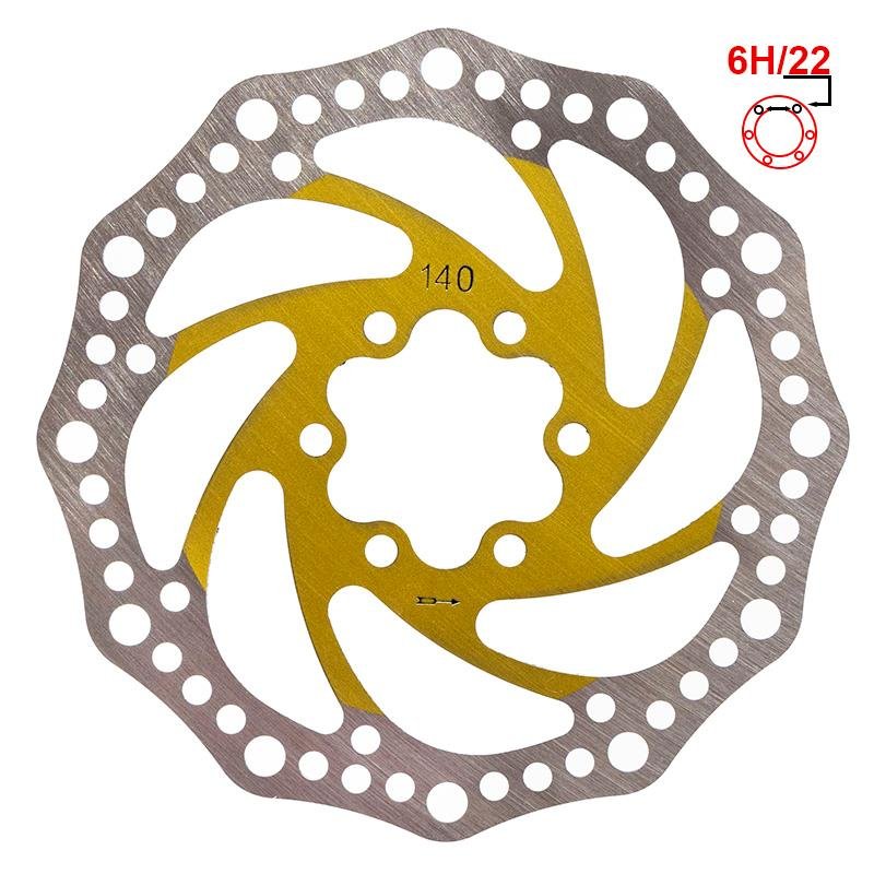 Disc frână R6.1 140 mm 6H - diverse culori