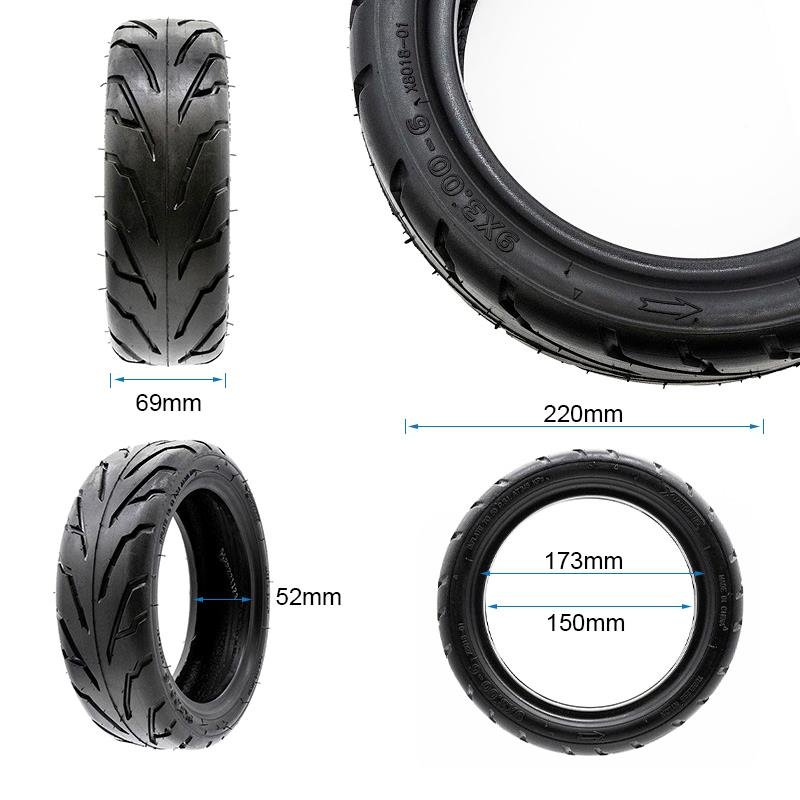 Anvelopă tubeless Cityroad 9x3-6 [Xuancheng]