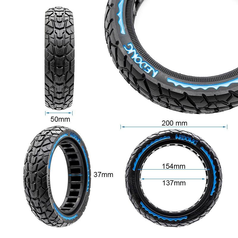 Cauciuc/Anvelopa plina ultralight offroad 8.5x2 - diverse culori