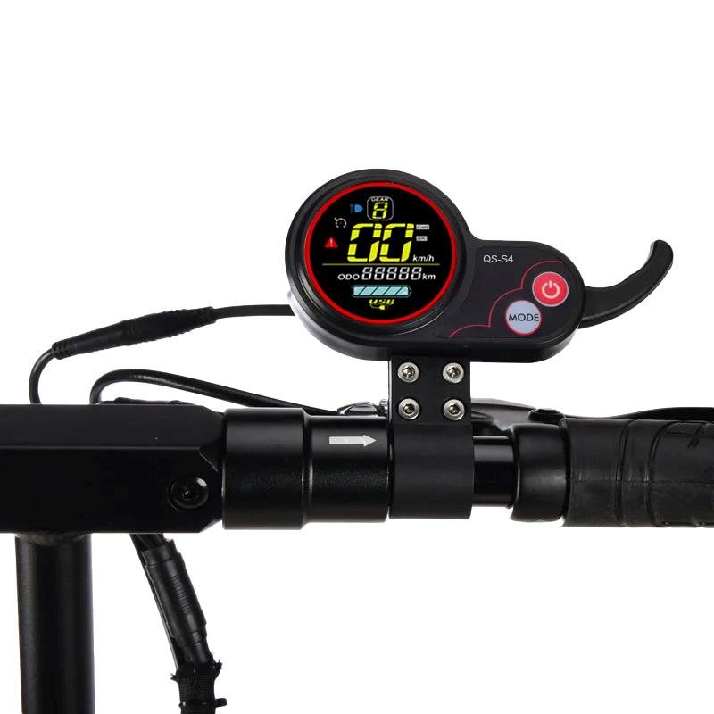 Display QS-S4 36/48V 6 pini cu accelerație de deget model nou