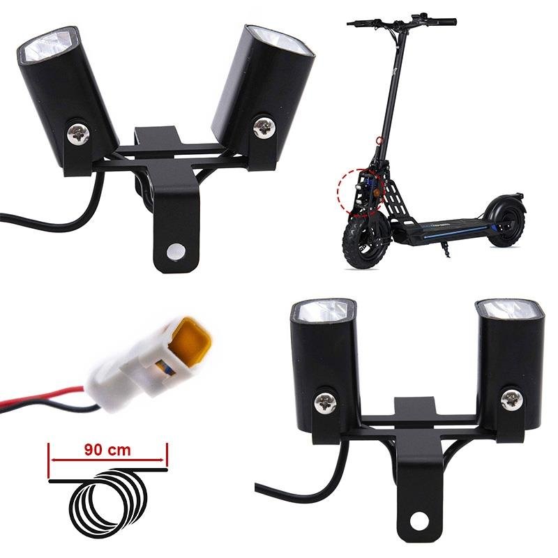 Lampă frontală cu far dublu 12-72V pentru Ecoxtrem