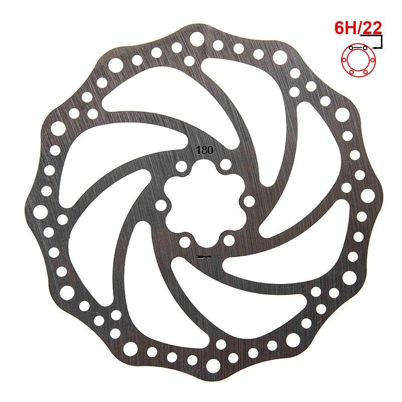 Disc de frână R6.1 180 mm 6h - diverse culori