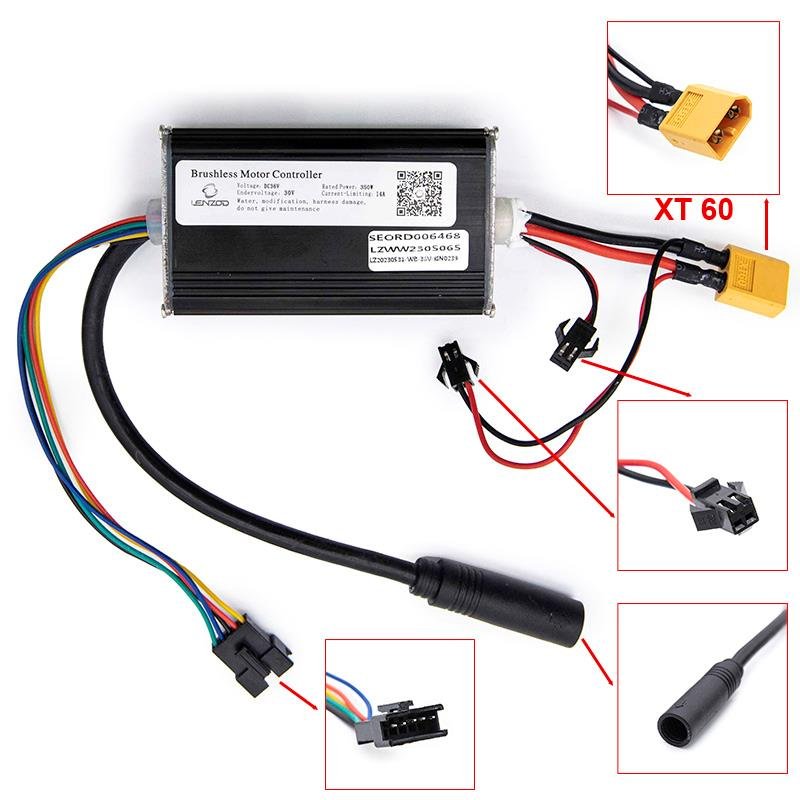Set electronic KC10 36V 14A 350W pentru noul model KUGOO S1 [KUGOO]