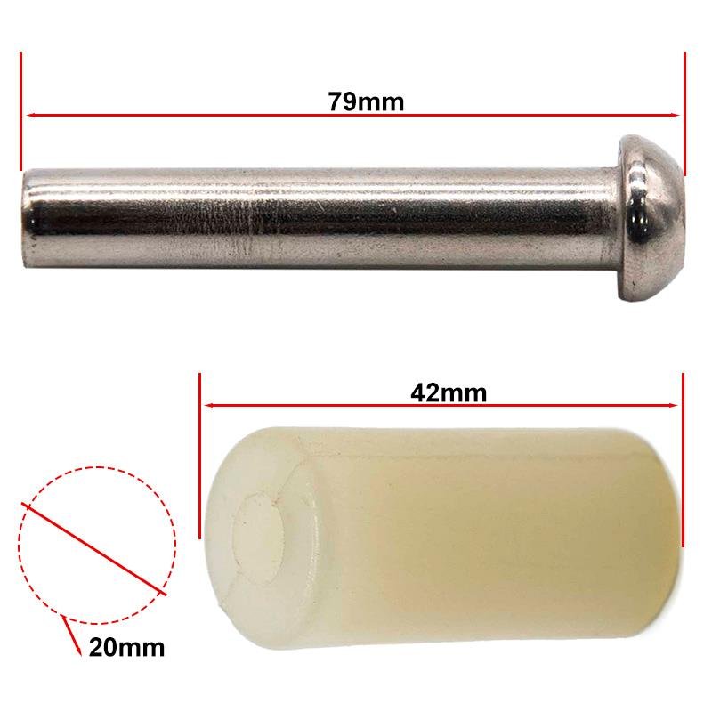 Pin cu bandă PU20x42mm 8/M5x73mm pentru KUGOO S1