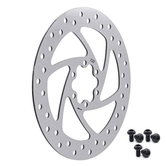 Disc de frână argintiu 120 mm 6h pentru Cecotec Outsider/Bongo Seria A
