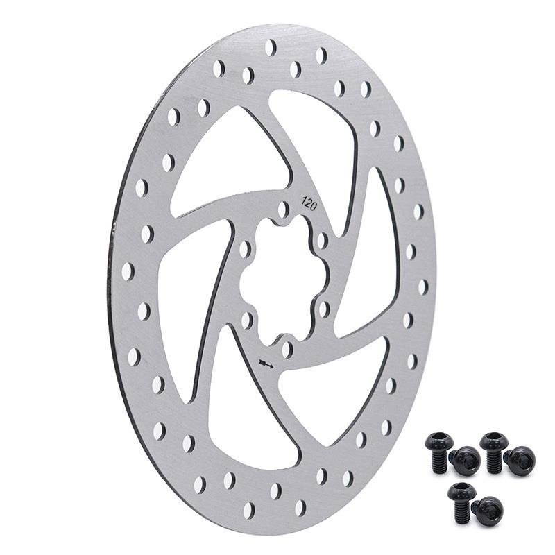 Disc de frână argintiu 120 mm 6h pentru Cecotec Outsider/Bongo Seria A