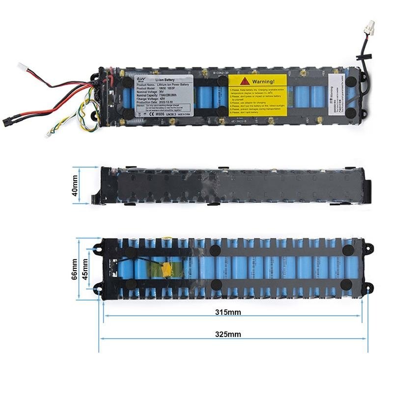 Baterie internă 36V pentru XIAOMI M365/1S/Essential/Mi3 - diverse capacități