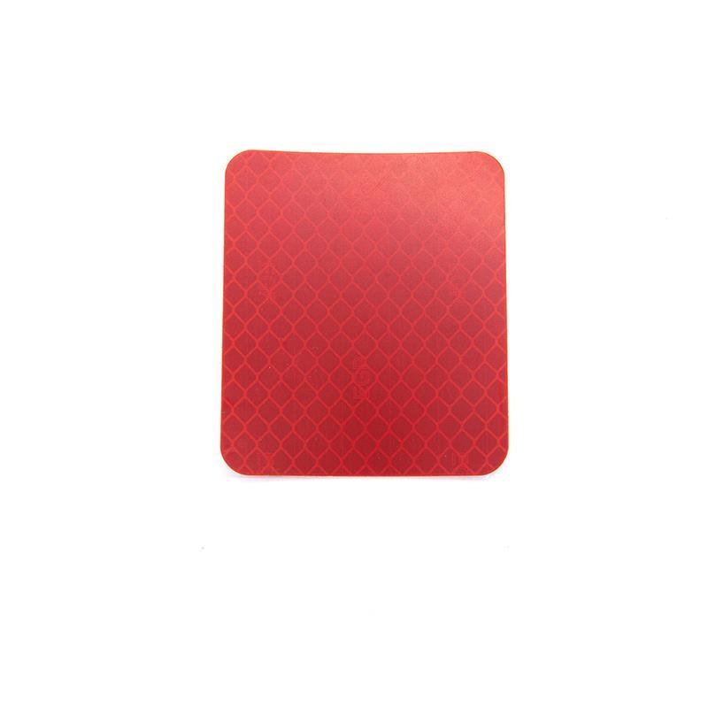 Autocolant reflectorizant 50x60mm roșu pentru apărători de noroi Xiaomi - 10 buc