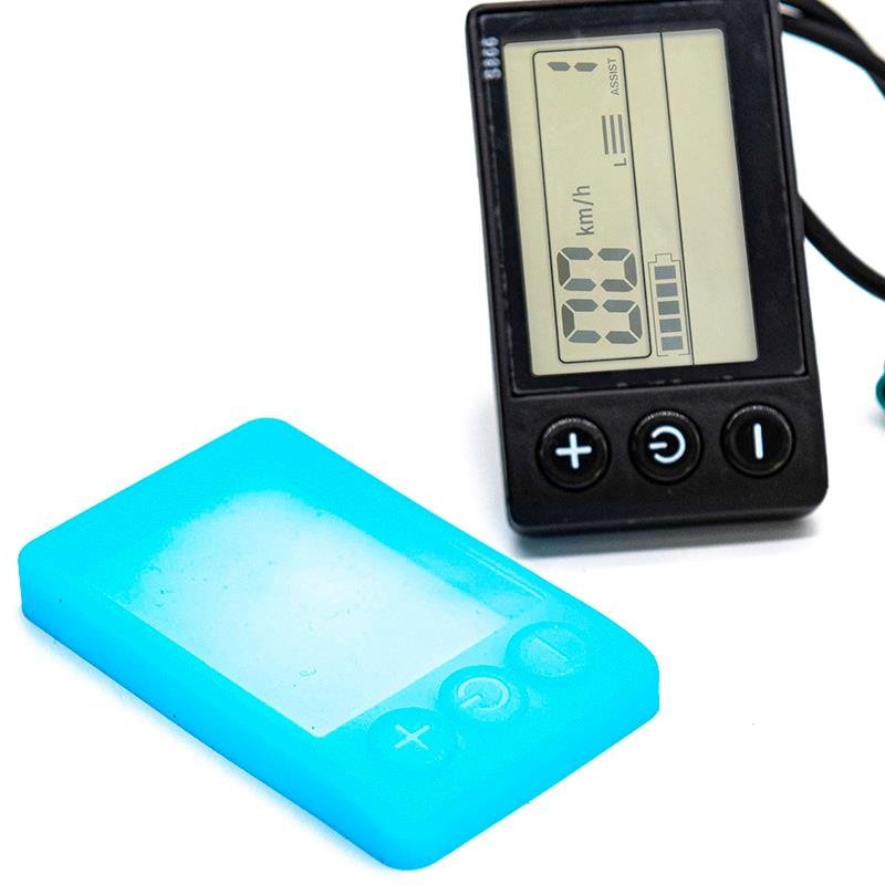 Protecție albastră din silicon impermeabil pentru display-ul S866