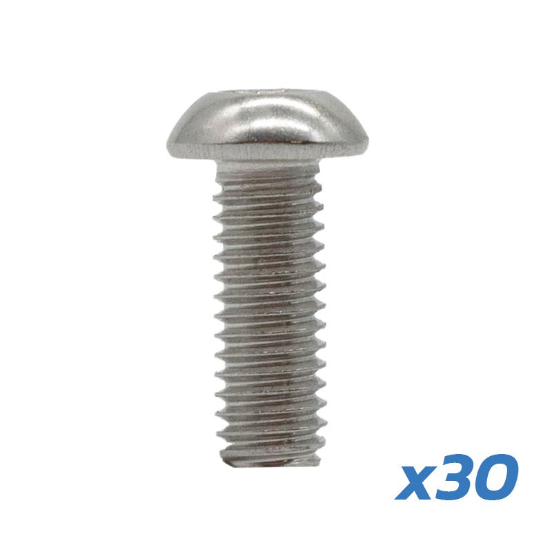 ȘURUBURI CAPAC FAȚĂ ȘI SPATE BAZĂ DUALTRON MINI 30 BUC.