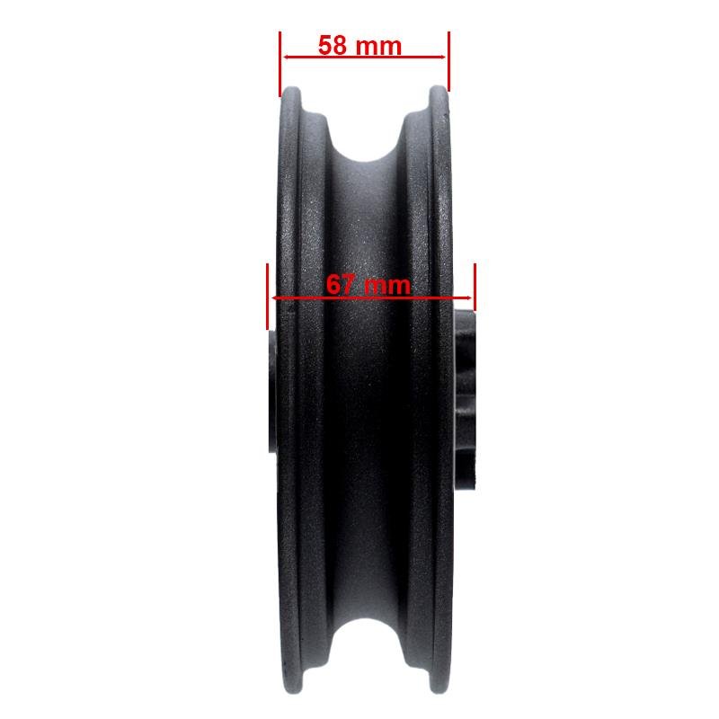 Jantă roșie 6.5 "/B50 pentru Smartgyro și Zwheel