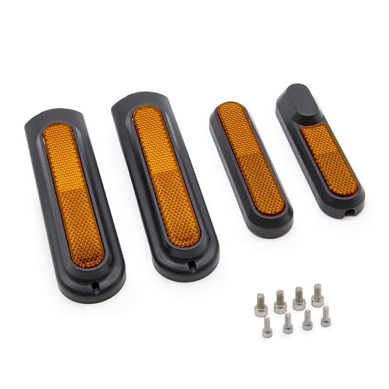Reflector negru cu far galben pentru XIAOMI Mi4 Pro