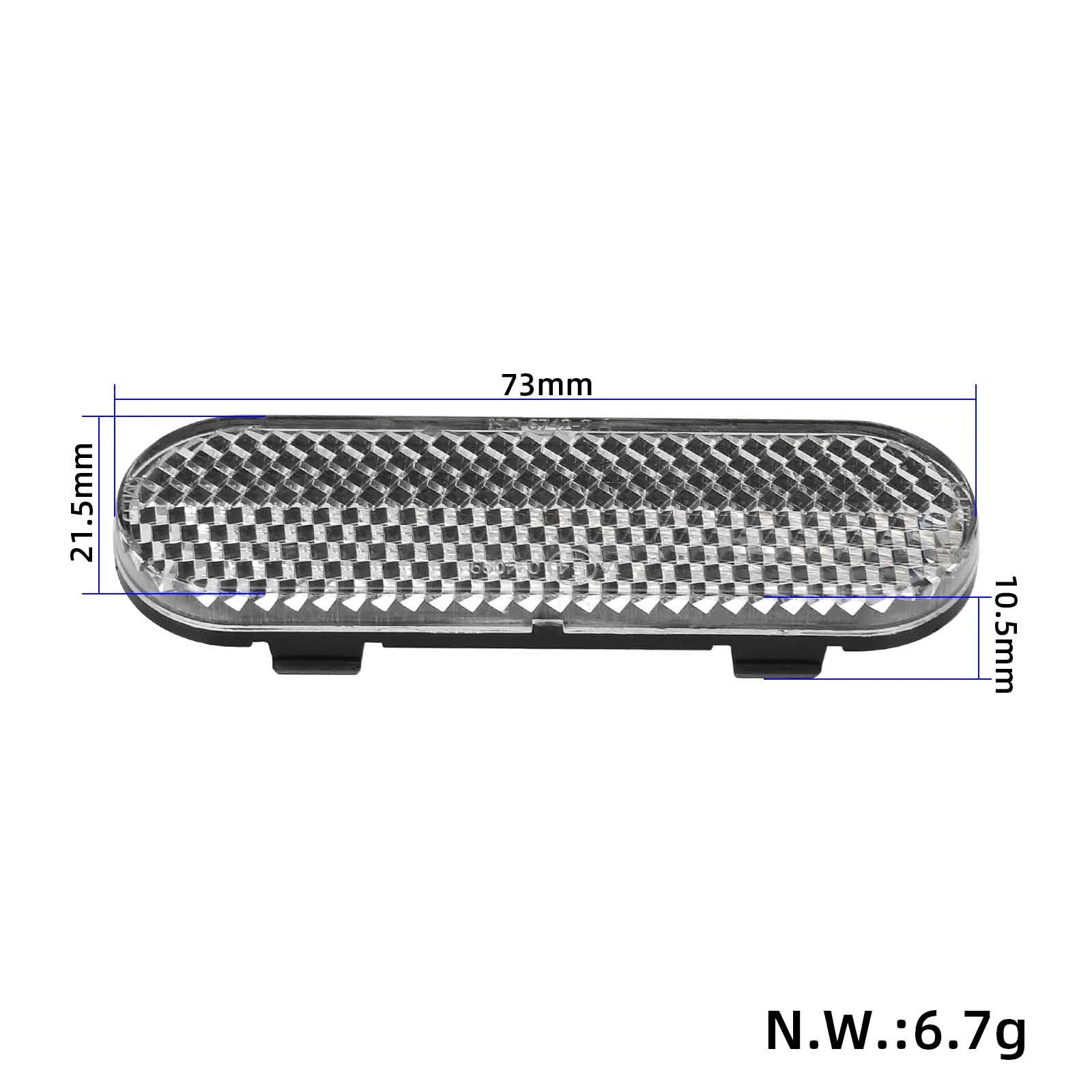 Reflectorizant față pentru Ninebot MAX G3, F3, ZT3