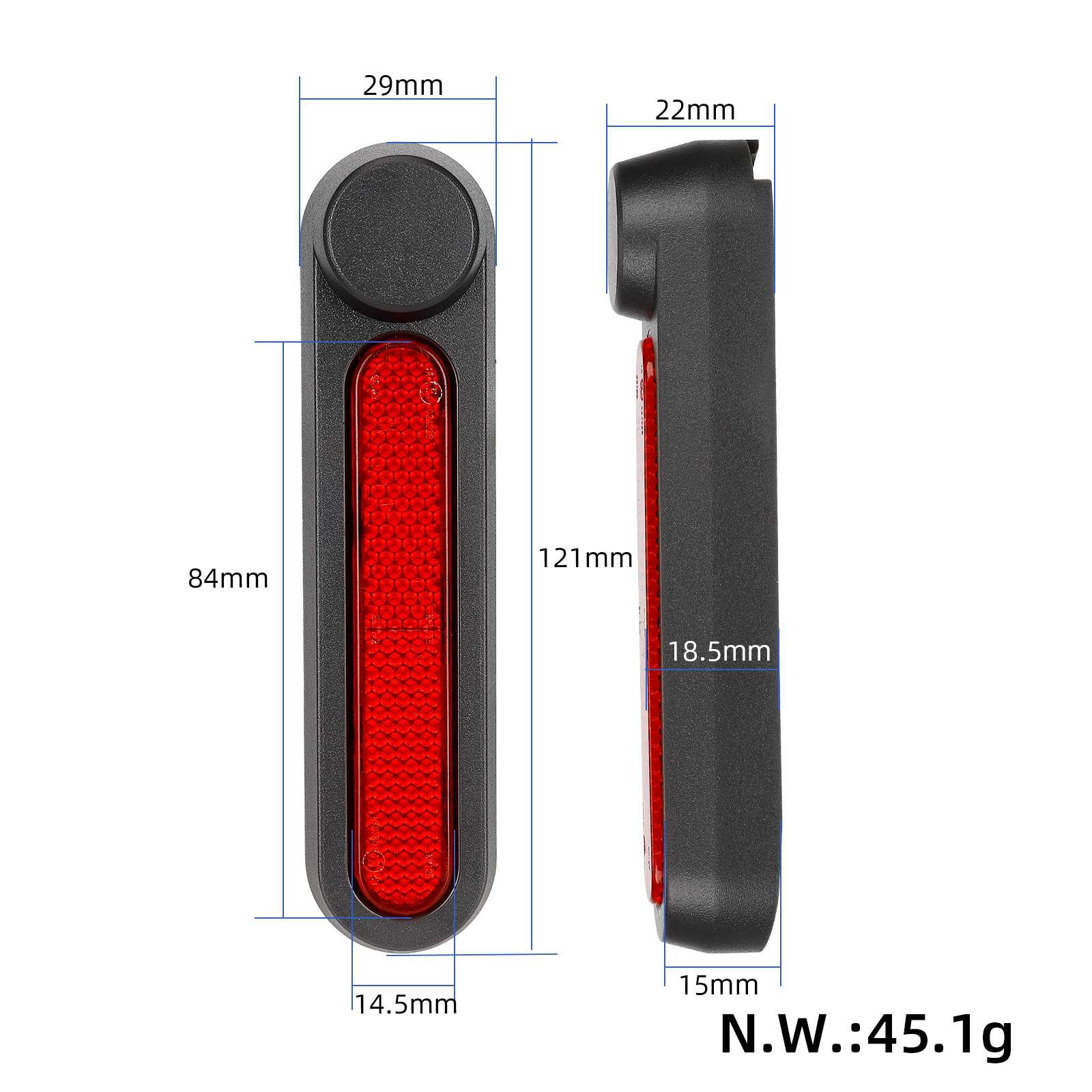 Benzi reflectorizante roșii și carcase decorative pentru Segway Ninebot F2, F2 Plus, F2