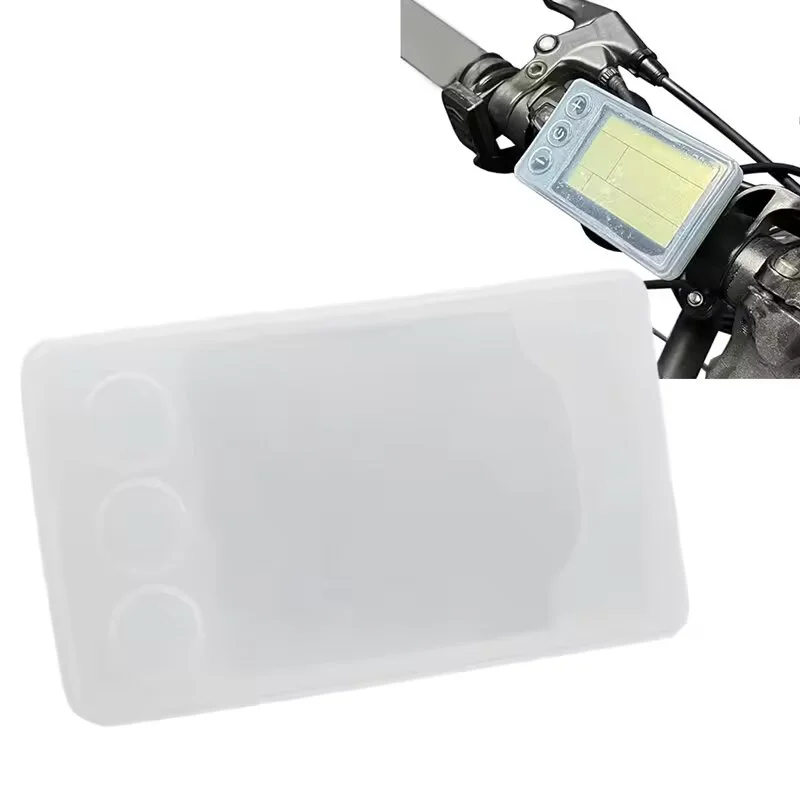Husă de silicon albă pentru afișaj Goldjoy Gauge
