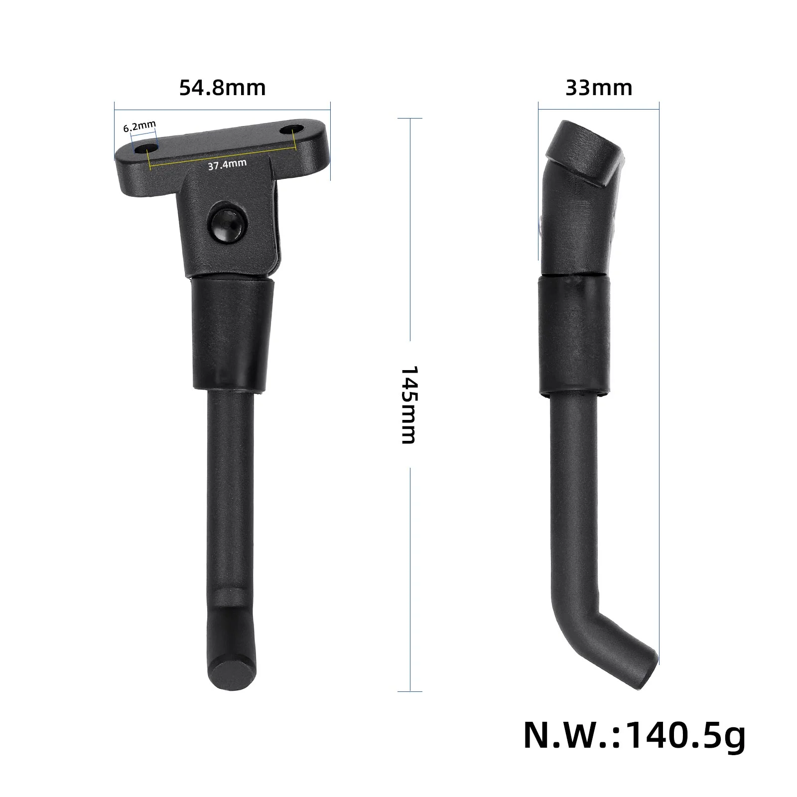 Cric de sprijin negru pentru Kukirin G2 Pro DB