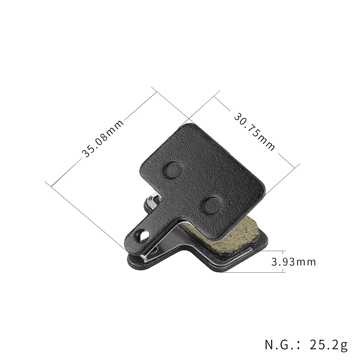 Plăcuțe de frână semimetalice pentru Kukirin G3 PRO, KuKirin G4, KuKirin G2, Zoom