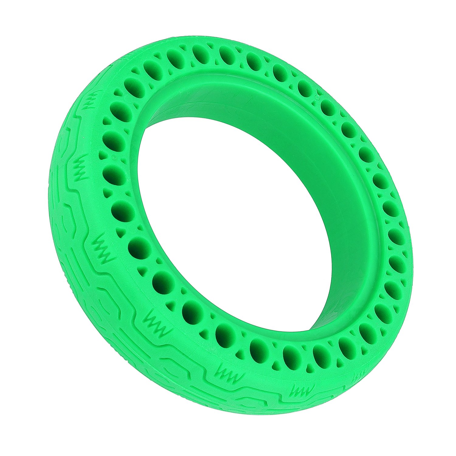 Anvelopă plină tip fagure 8 1/2*2, verde, pentru Xiaomi m365 1s, Pro, Pro2