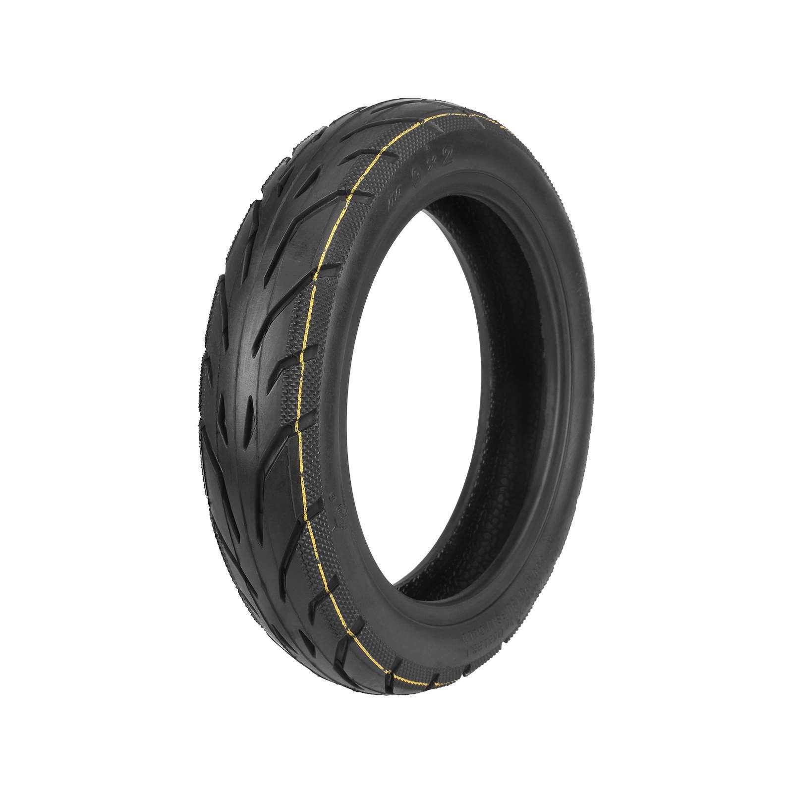Anvelopă tubeless 9*2 cu linie galbenă, pentru Odys Pax, Okai Neon, Ninebot E22, Yuanxing