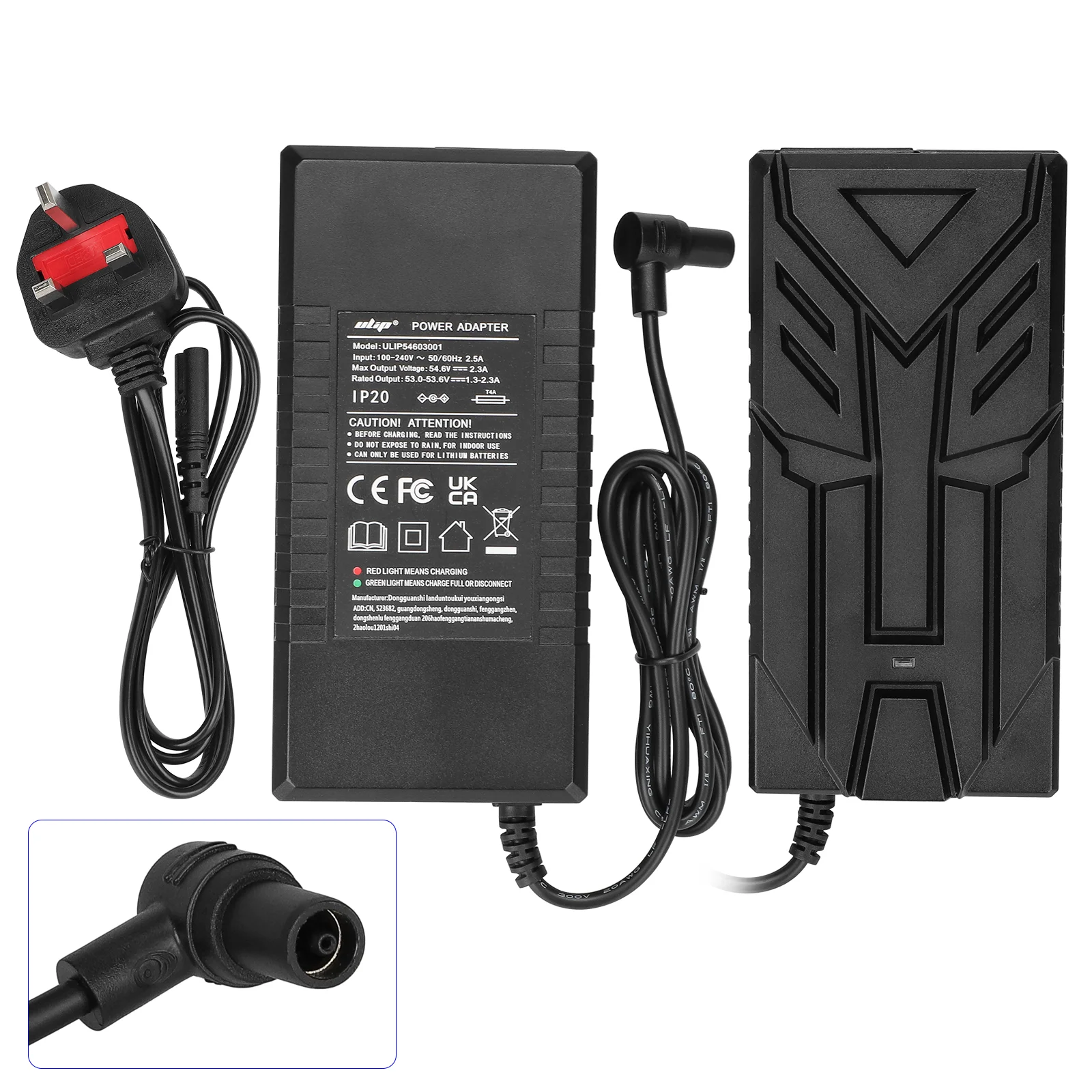 Încărcător 54.6V 2.3A cu ștecher UK, pentru Xiaomi 4 Pro 2nd Gen, Xiaomi 4 Ultra, Ulip
