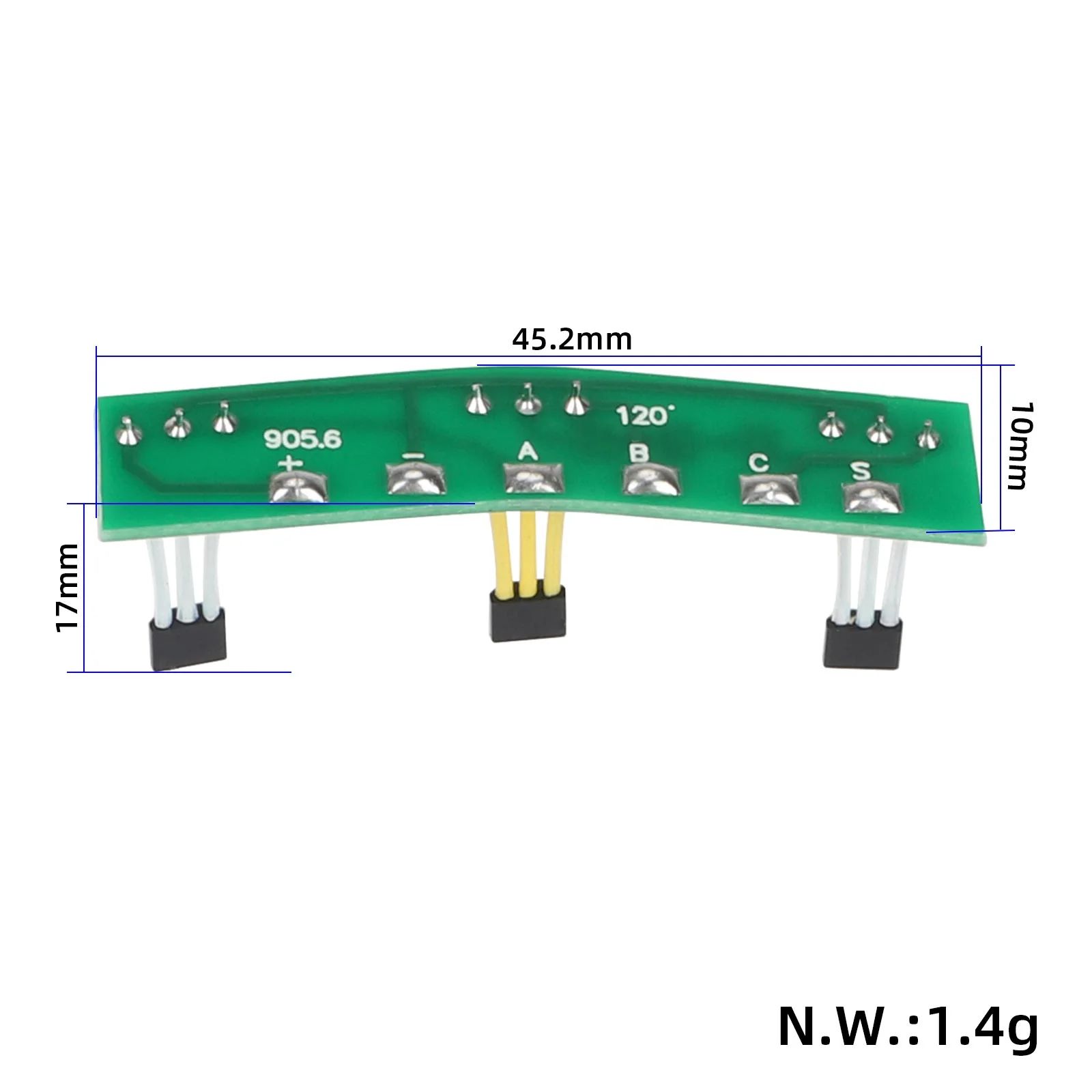 Senzor Hall pentru motorul Xiaomi 4 / 4 Pro, cu placă de circuit