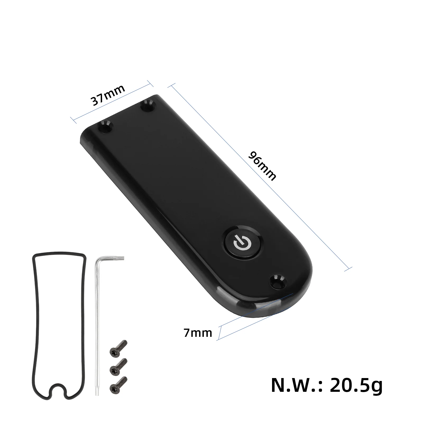 Husă pentru afișaj cu inel impermeabil, șuruburi și unealtă, pentru Ninebot MAX G30 G30D