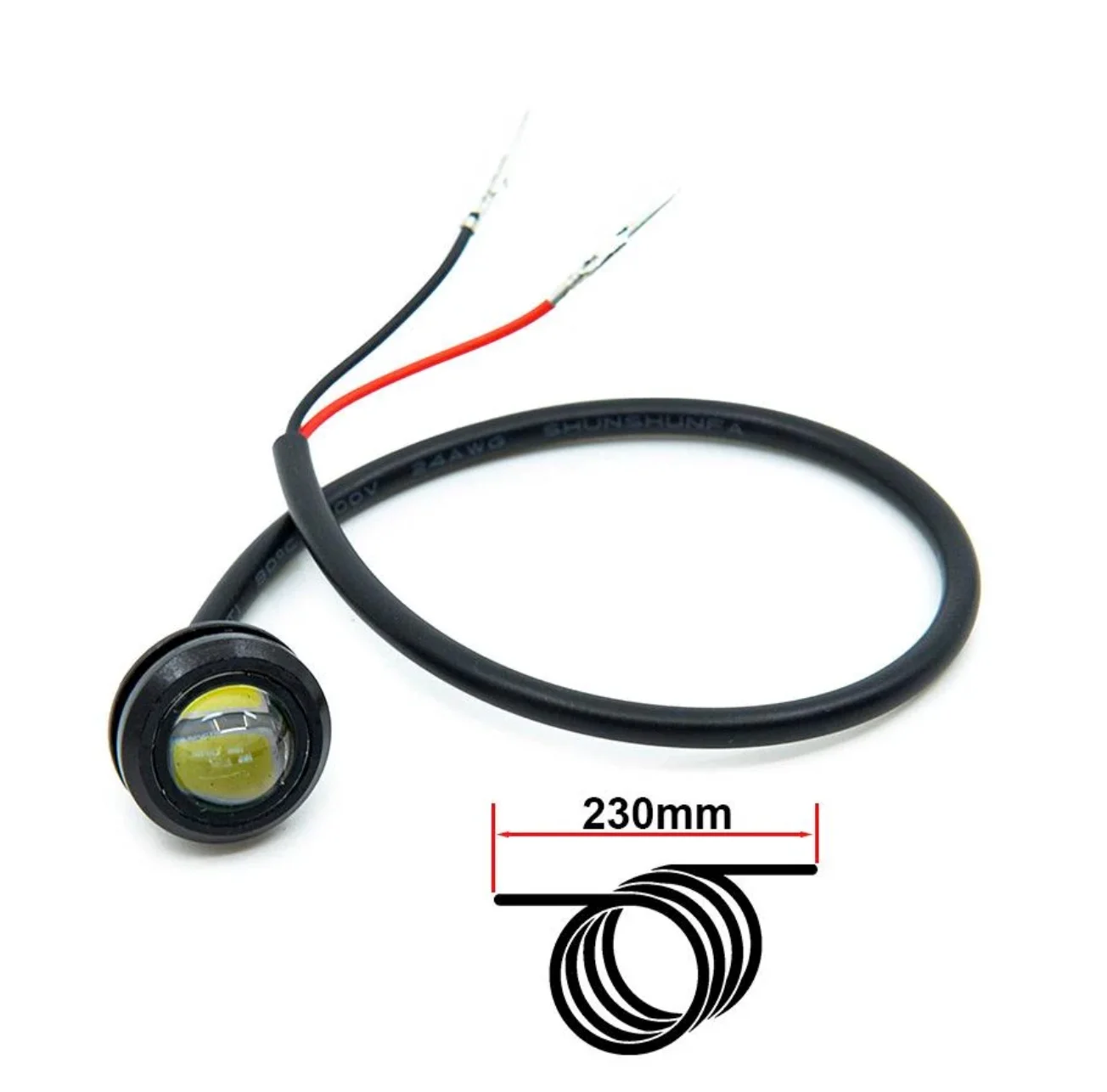 Lumină de siguranță cat eye, 12V - 36V, pentru Kukirin G2 Pro, Kukirin