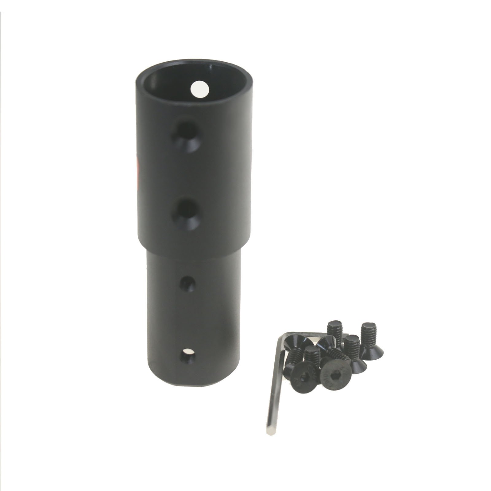 Prelungitor de tijă din aluminiu, gri, pentru Xiaomi M365, Pro, Pro 2, Ulip
