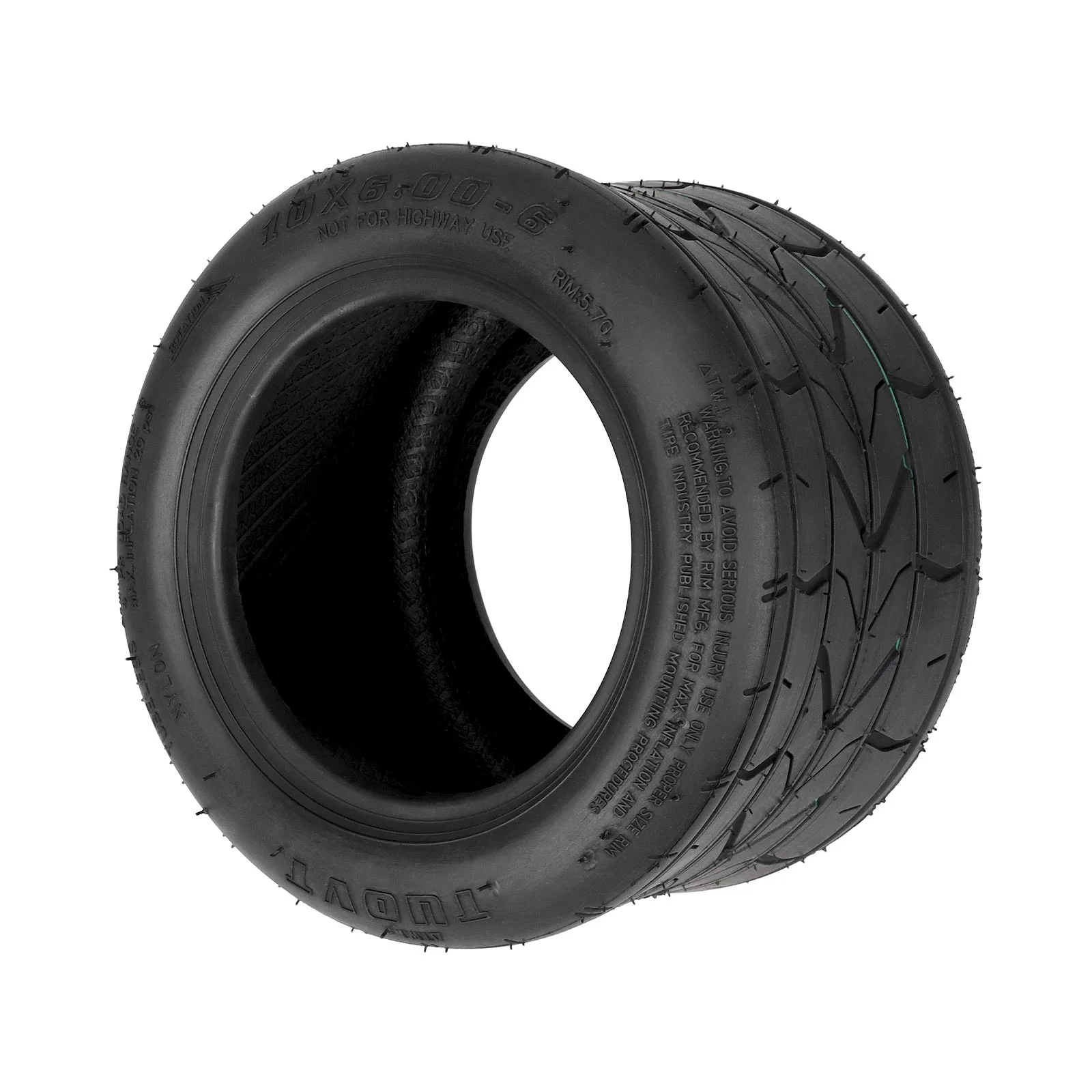 Anvelopă tubeless 10*6.00-6, Tuovt