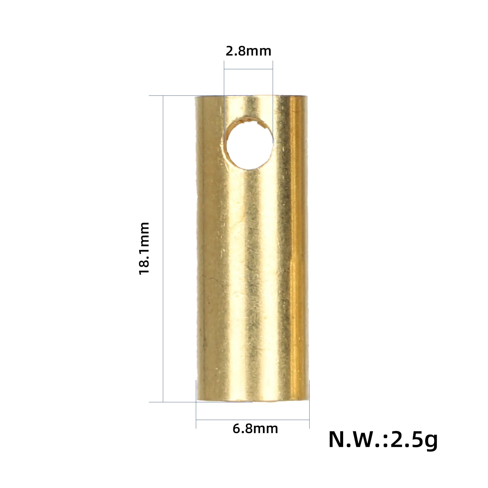 Conector banană mamă de 5.5mm, auriu, pentru Dualtron Scooter