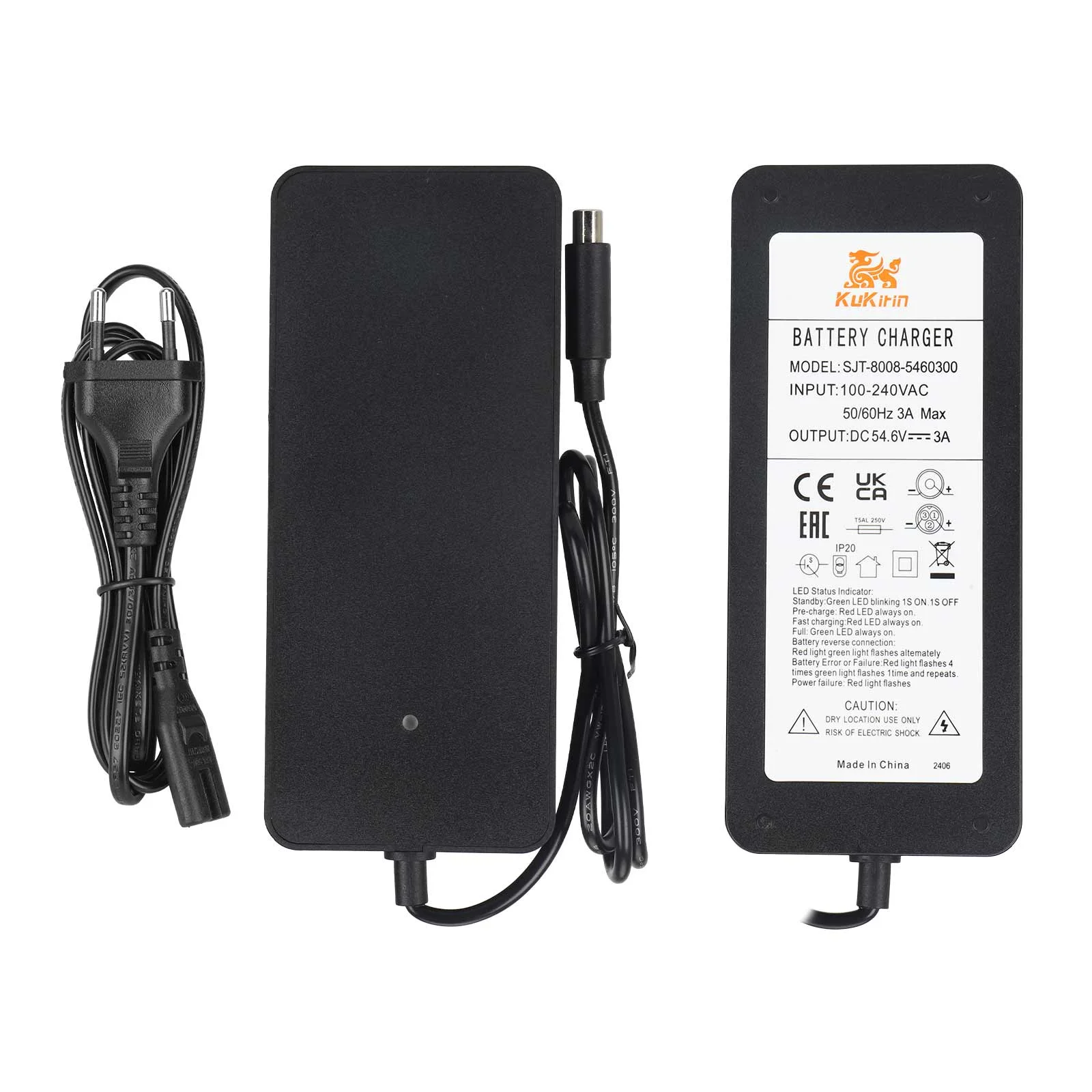 Încărcător 54.6V 3A cu ștecher Mi pentru Kukirin C1 Pro, Kukirin