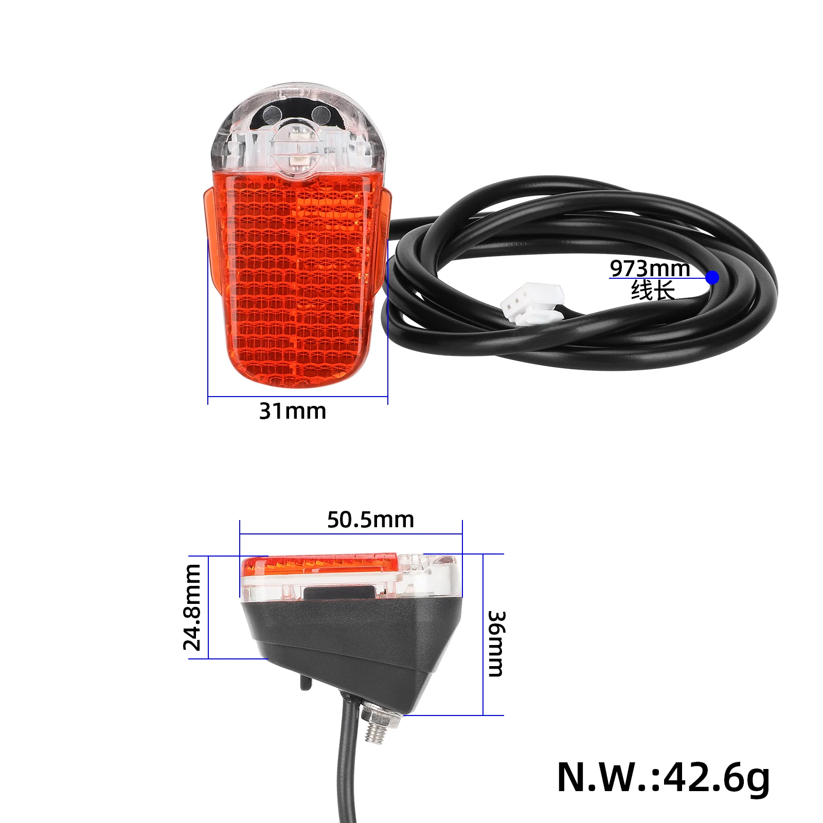 Stop pentru aripă spate, pentru DUCATI Jeep/Pro II